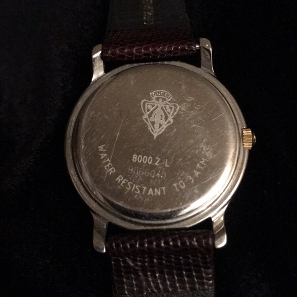 GUCCI watch—Authentic vntg silver gold gray face - Picture 5 of 8